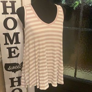 Anna Grace Ribbed Tank With Full Waist S